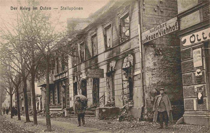 Stallupoenen Ebenrode Nesterow Oblast Kaliningrad RU Partie am neuen Viehhof Ser