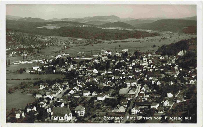 Brombach Loerrach Fliegeraufnahme