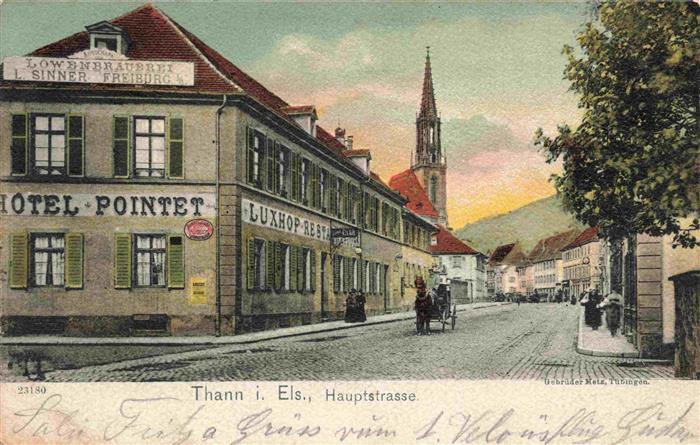 Thann 68 Haut-Rhin Hauptstrasse Hotel Pointet
