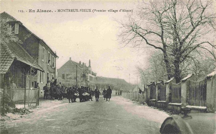 Montreux-Vieux 68 Haut-Rhin Dorfpartie