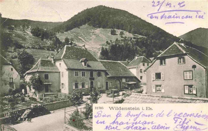 Wildenstein 68 Haut-Rhin Dorfpartie