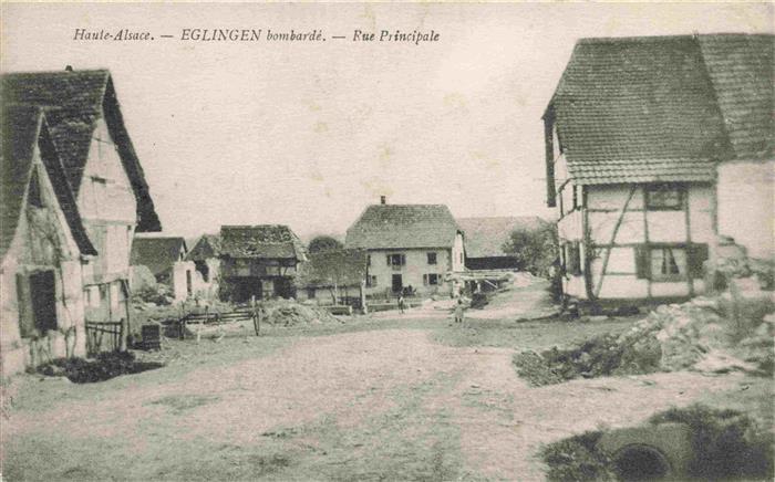 Eglingen 68 Haut-Rhin Rue Principale