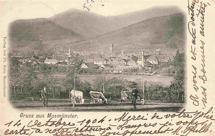 Masmuenster Masevaux 68 Haut-Rhin Panorama