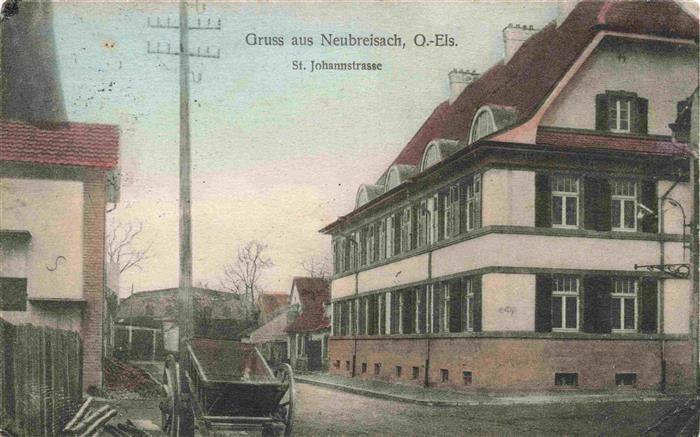 Neubreisach Neuf-Brisach 68 Haut-Rhin St. Johannstrasse Feldpost
