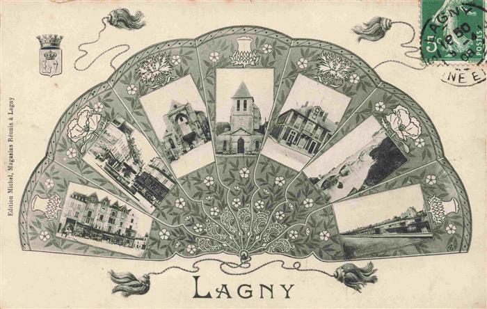 Lagny -sur-Marne 77 Seine-et-Marne Teilansichten Fächer