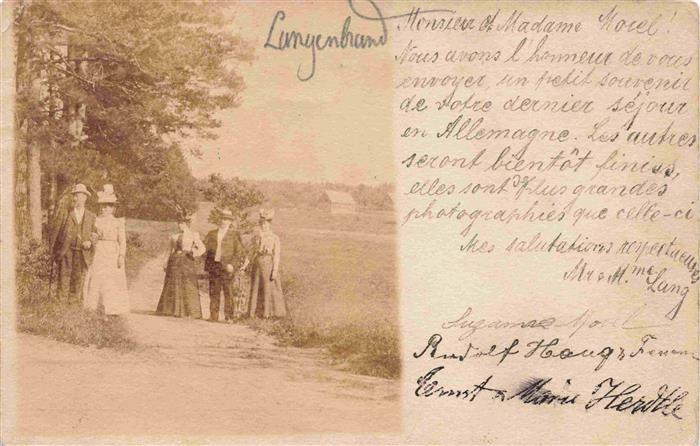 Langenbrand Schoemberg BW Beim Spaziergang Deutsche Reichspost