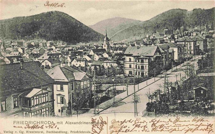 Friedrichroda Panorama Alexandrinenstrasse