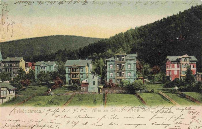 Friedrichroda Villen am Gottlob vom Hotel Stern