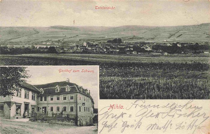Mihla Werra Thueringen Panorama Gasthof zum Schwan