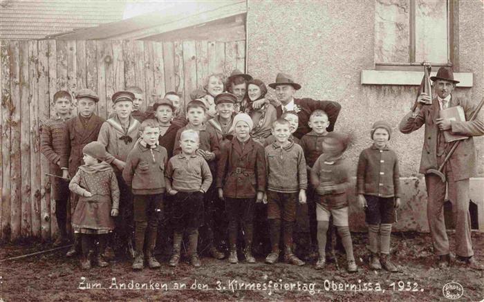 Obernissa Moenchenholzhausen Thueringen Zum Andenken an den 3. Kirmesfeiertag Gr