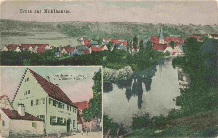 Muehlhausen Heidelberg Kraichgau Panorama Gasthaus zum Loewen