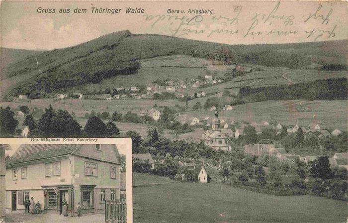 Arlesberg Geraberg Panorama Geschaeftshaus Ernst Sauerbrey