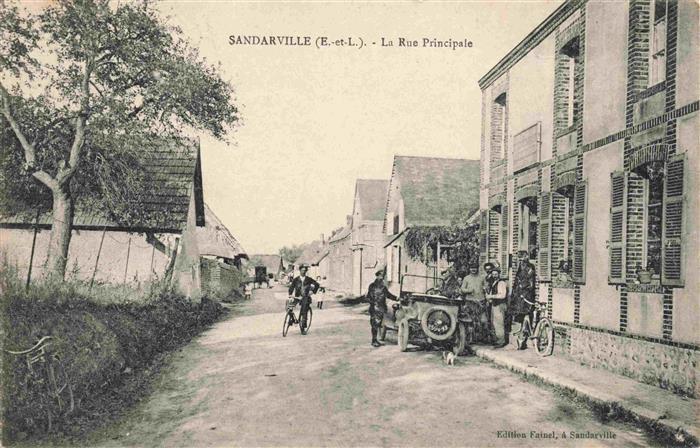 Sandarville 28 Eure-et-Loir Rue Principale