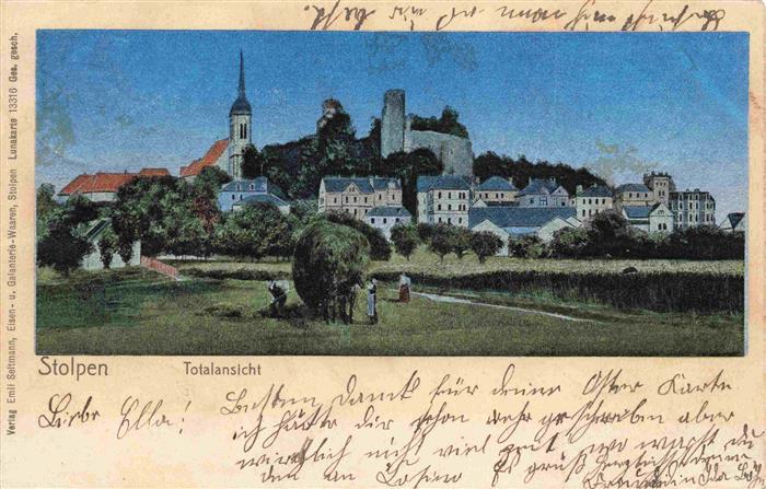 Stolpen Sachsen Totalansicht