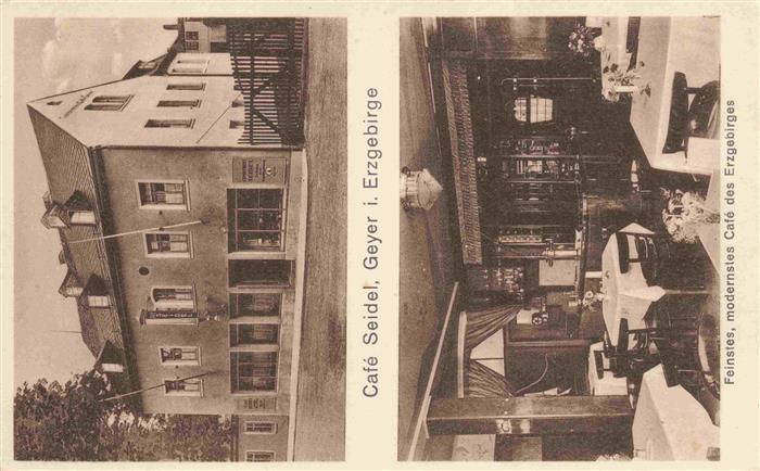 Geyer Sachsen Café Seidel Gastraum