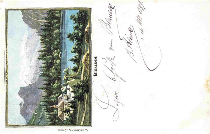 Blausee-Mitholz BE Panorama Alpen