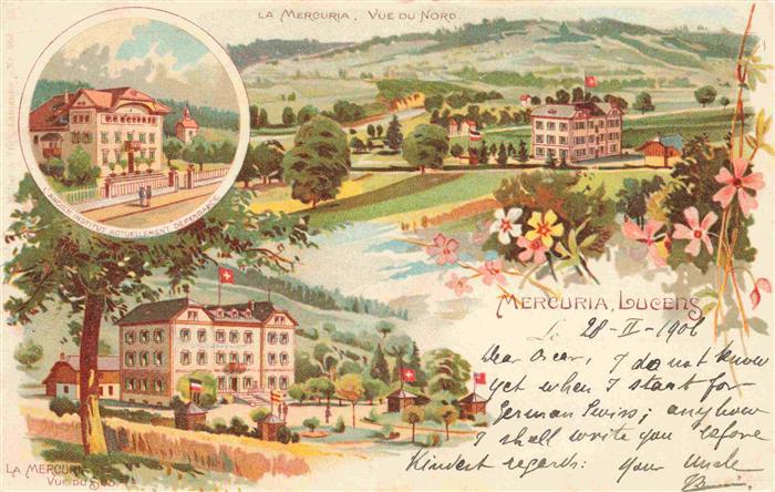 Lucens VD La Mercuria Kuenstlerkarte