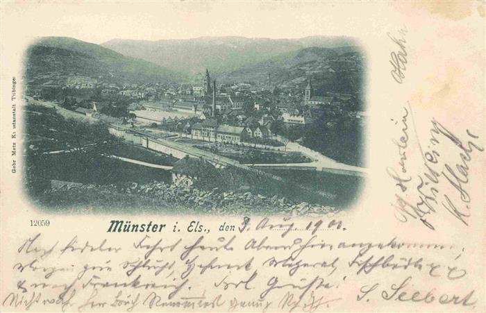 Muenster Elsass Munster 68 Alsace Haut-Rhin Panorama