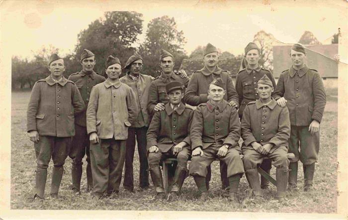 Stalag V A Kriegegfangenenlager Ludwigsburg BW Gruppenbild Pruefstempel