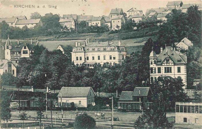 Kirchen  527m Sieg Teilansicht
