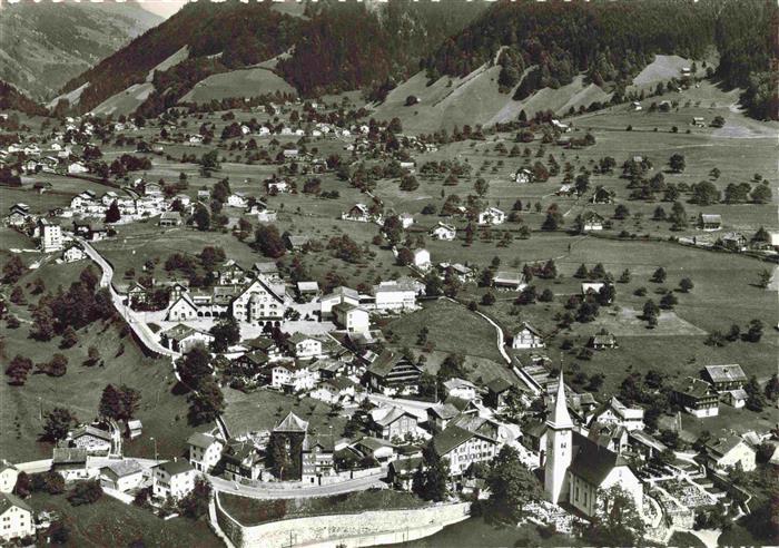 Buerglen Schaechenthal UR Fliegeraufnahme