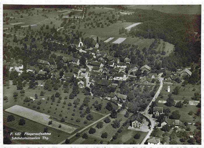 Schoenholzerswilen TG Fliegeraufnahme