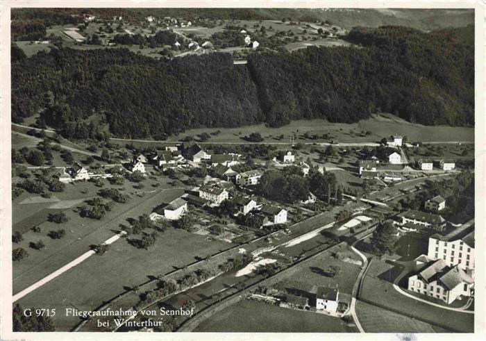 Sennhof Winterthur ZH Fliegeraufnahme
