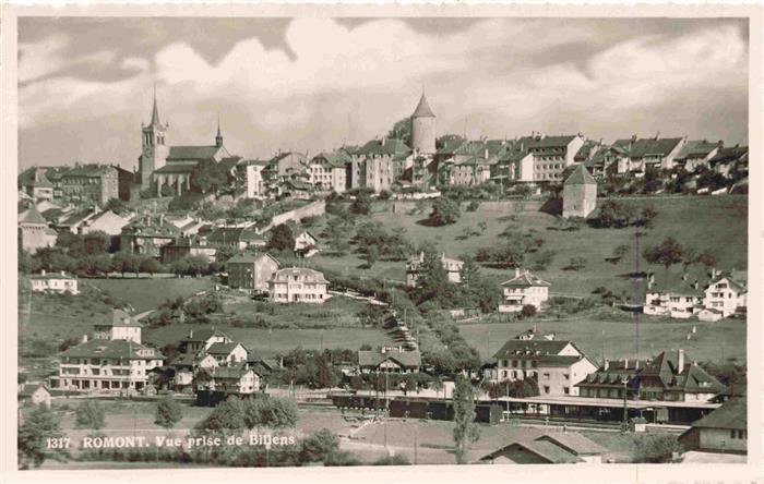 Romont FR Vue prise de Billens