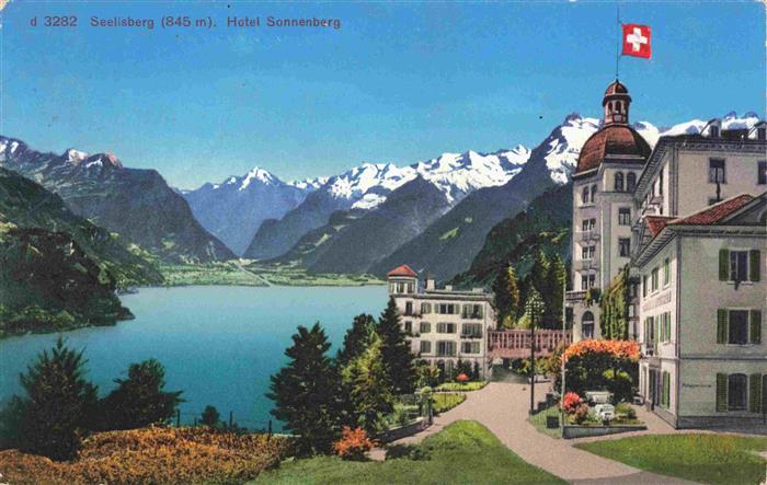 Seelisberg UR Hotel Sonnenberg Vierwaldstaettersee Alpen