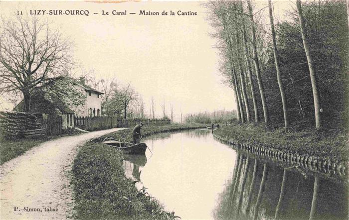 Lizy-sur-Ourcq 77 Seine-et-Marne Le Canal Maison de la Cantine