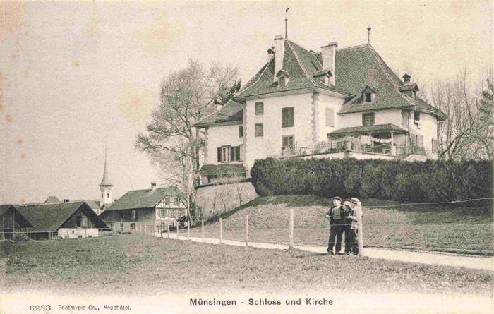 Muensingen Konolfingen BE Schloss und Kirche