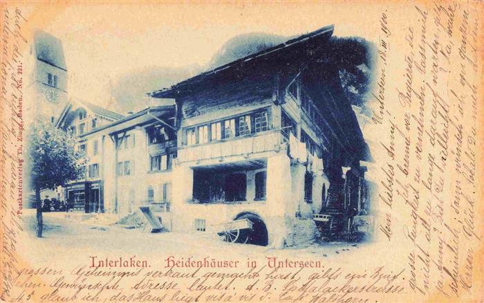 INTERLAKEN BE Heidenhaeuser in Unterseen