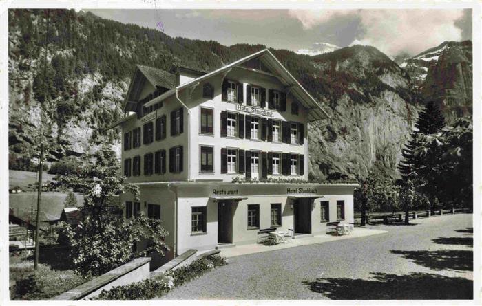 Lauterbrunnen BE Hotel Staubbach mit Jungfrau Berner Alpen