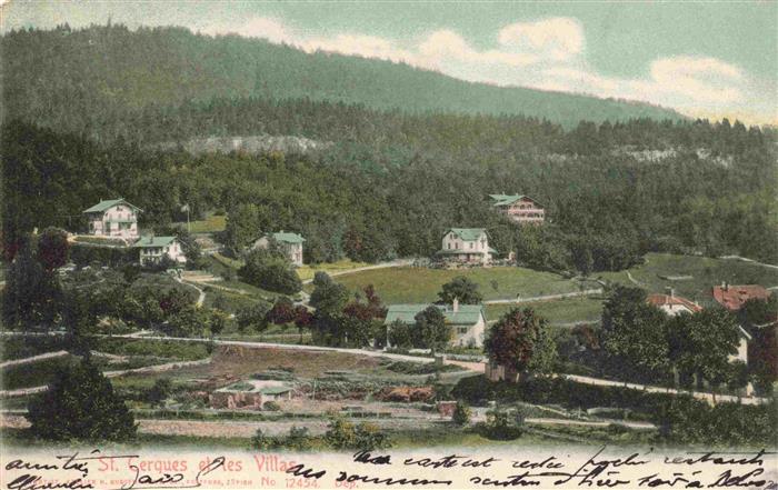 Saint-Cergues St-Cergues 74 Haute-Savoie et les villas