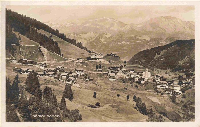 Tschiertschen GR Panorama