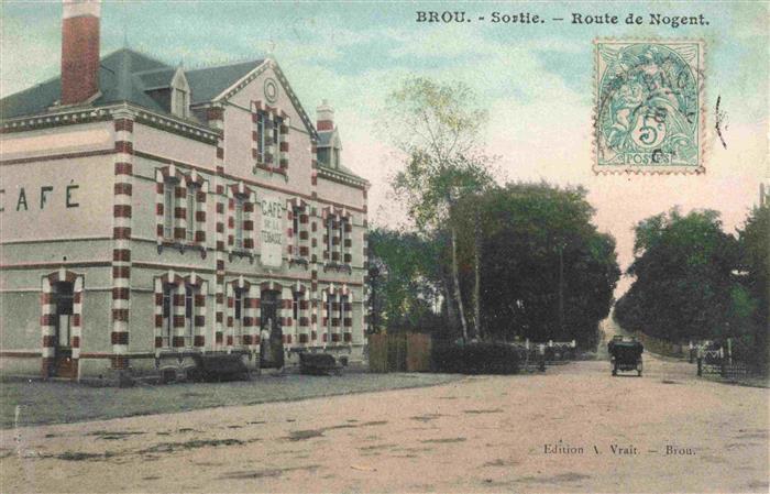 Brou 28 Eure-et-Loir Sortie Route de Nogent