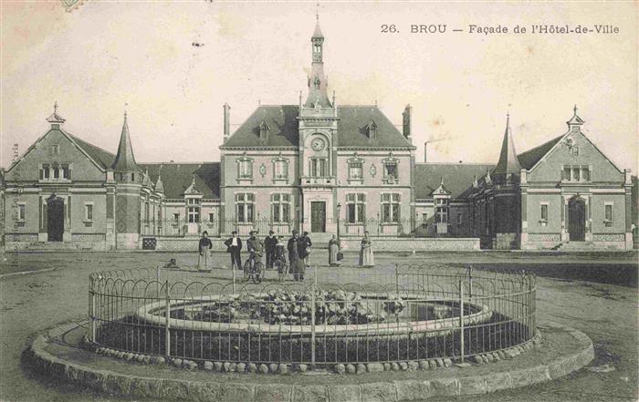 Brou 28 Eure-et-Loir Facade de l'Hôtel de Ville