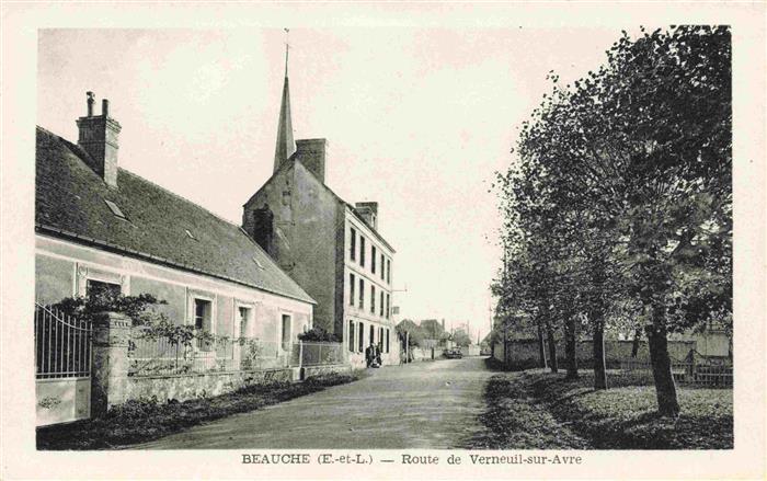 Beauche 28 Eure-et-Loir Route de Verneuil sur Avre
