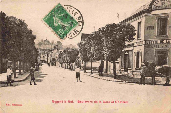 Nogent-le-Roi Boulevard de la Gare et Château