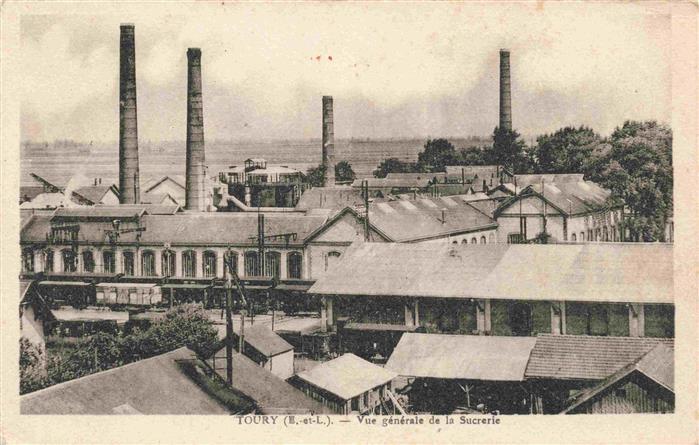Toury 28 Eure-et-Loir Vue génerale de la Sucrerie