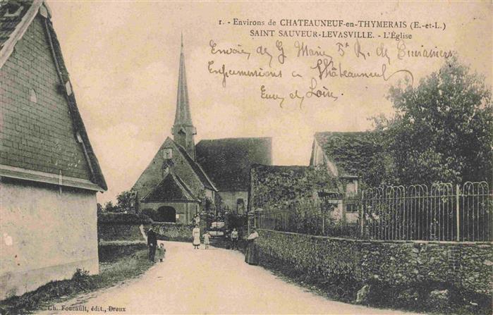 Levasville St-Sauveur-Marville 28 Eure-et-Loir Eglise
