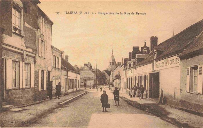 Illiers-Combray 28 Eure-et-Loir Perspective de la Rue de Beauce