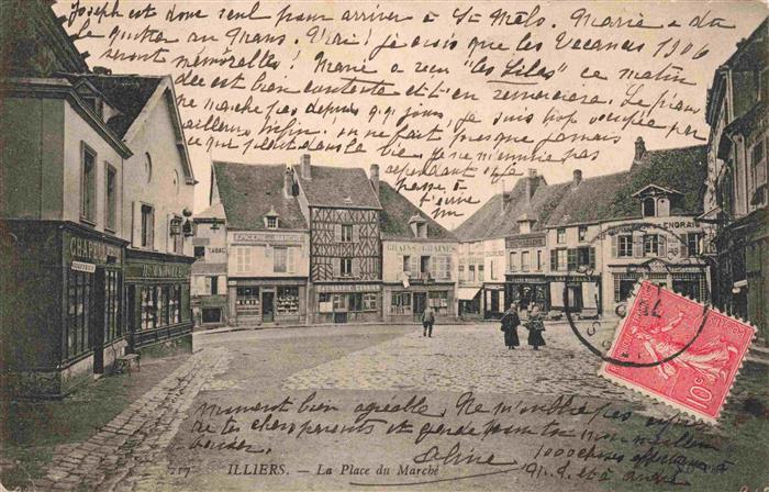 Illiers-Combray 28 Eure-et-Loir Place du Marché