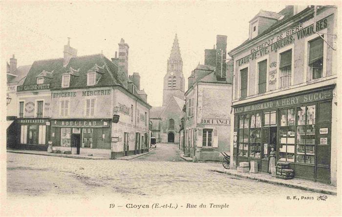 Cloyes-sur-le-Loir 28 Eure-et-Loir Rue du Temple