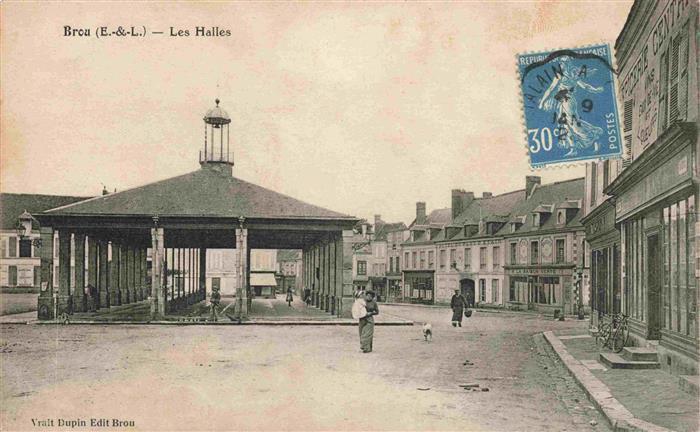 Brou 28 Eure-et-Loir Les Halles