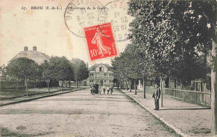 Brou 28 Eure-et-Loir Environs de la gare