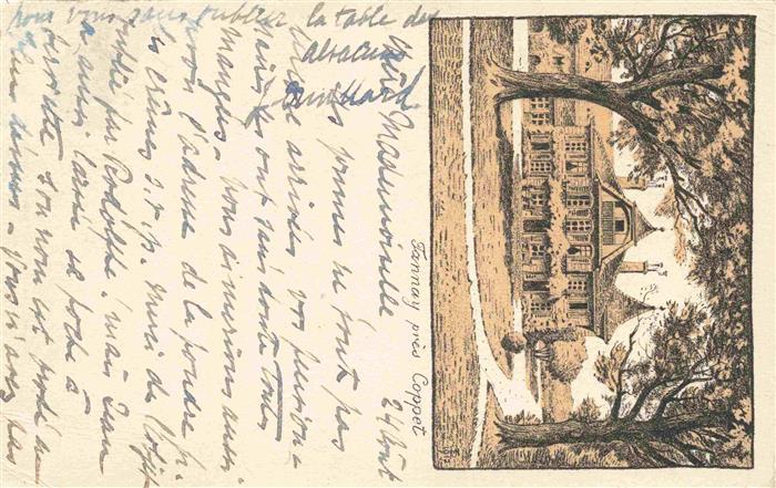 Tannay Coppet Nyon VD Hotel Restaurant Kuenstlerkarte