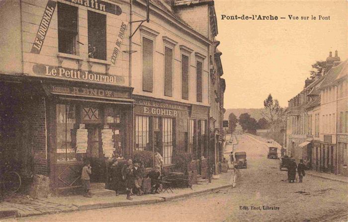 Pont-de-l Arche 27 Eure Vue sur le pont