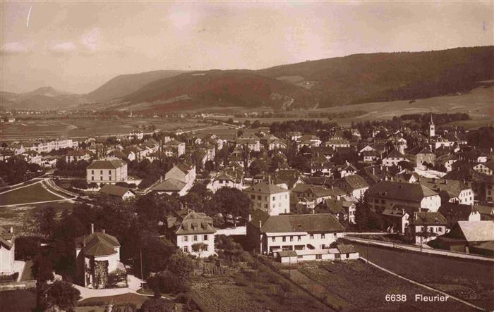 Fleurier NE Fliegeraufnahme