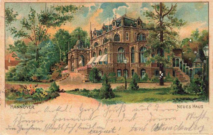 HANNOVER  CITY Neues Haus Kuenstlerkarte